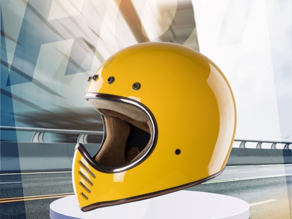 Mũ bảo hiểm có cằm siêu nhẹ