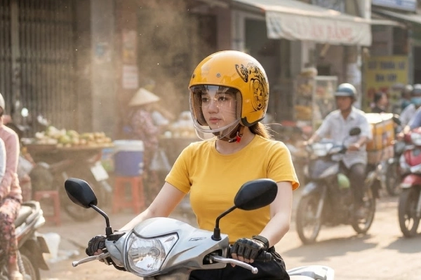 mũ bảo hiểm chống bụi phong cách nhất