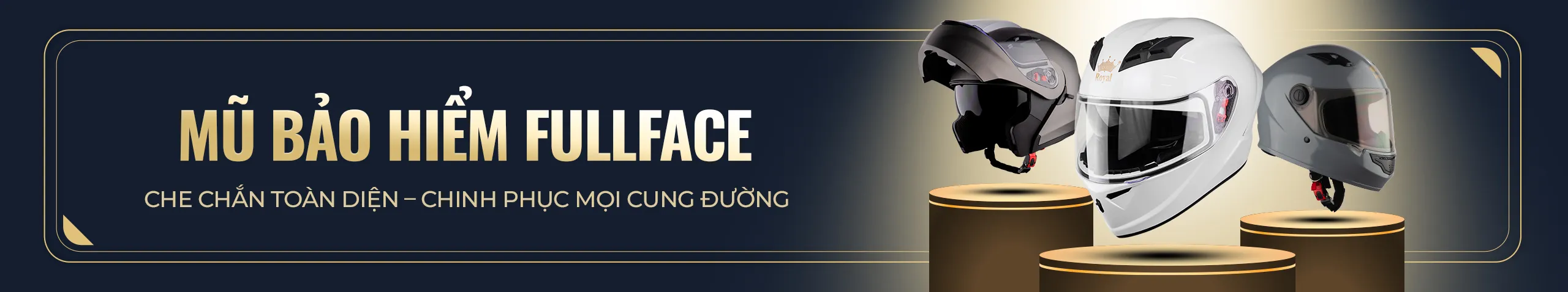 Mũ bảo hiểm Royal Helmet 3/4