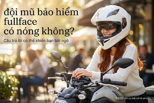 Mũ fullface có nóng không?